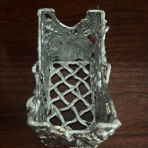 Arthur Court Silver Candle Holder